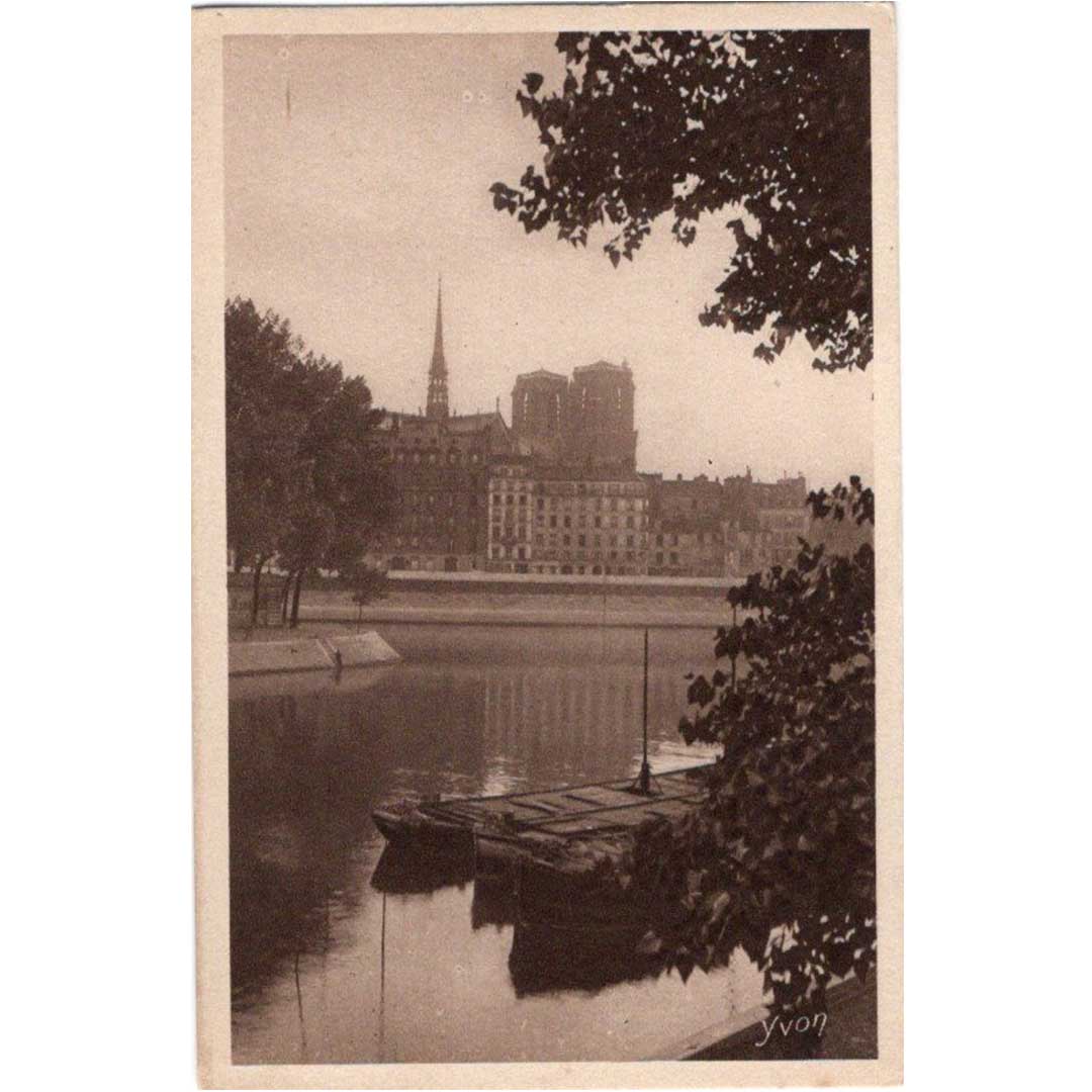 パリ サン・ルイ島》｜ 1910年頃 アンティーク写真絵はがき