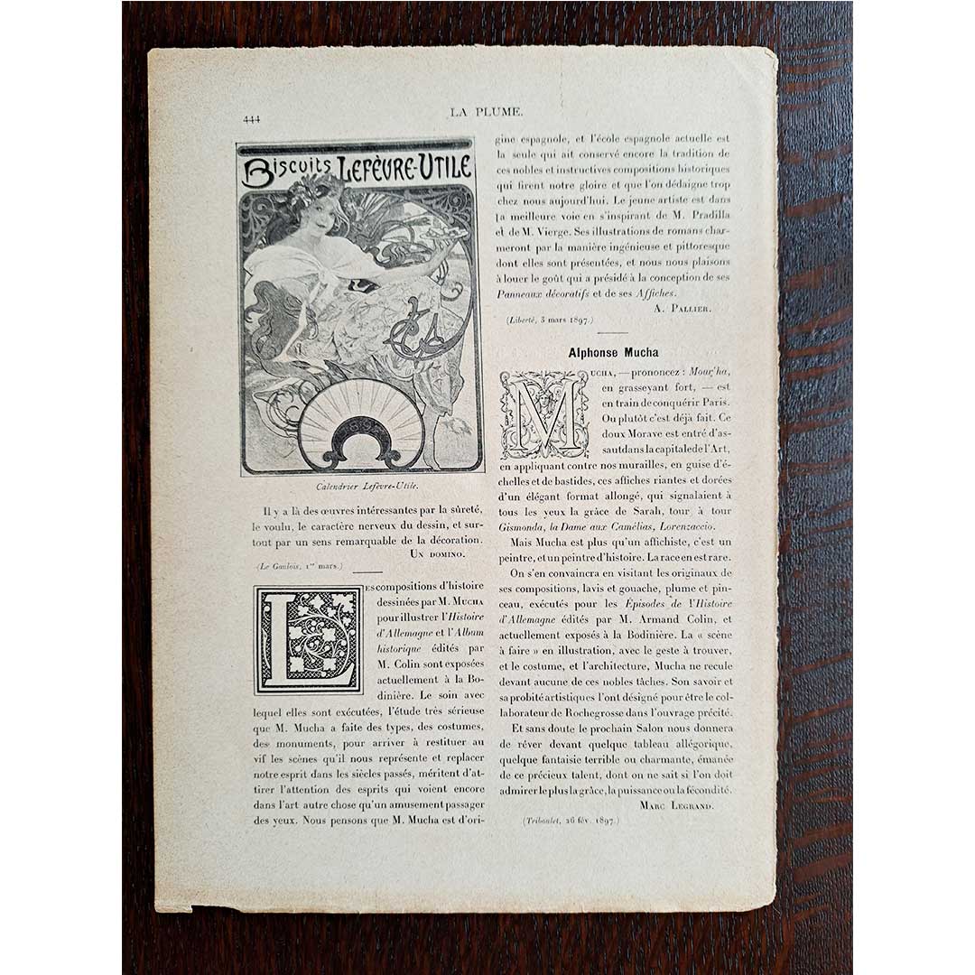 Alphonse Mucha "Biscuit" and "Salome" 1897