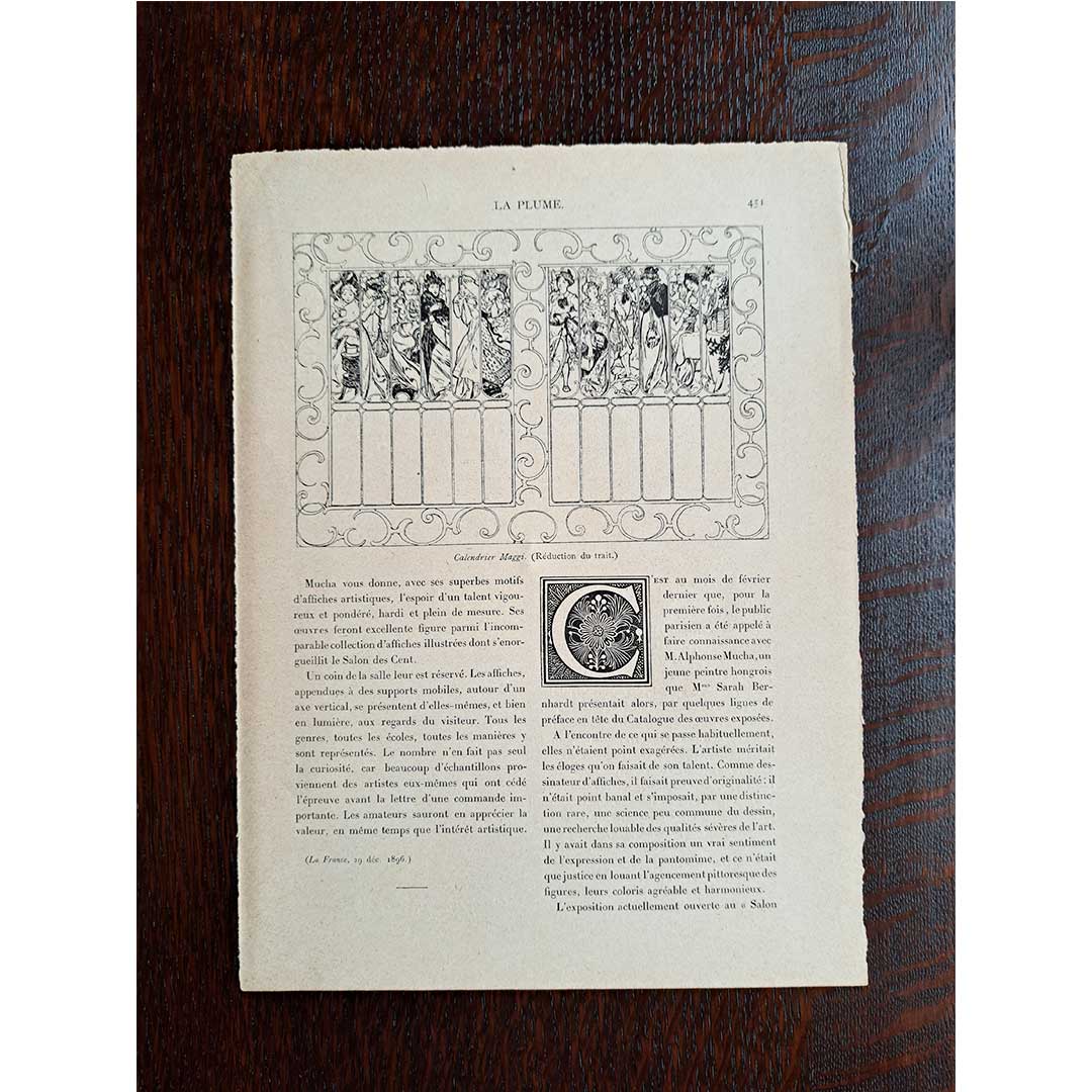 Alphonse Mucha "Job and Calendar" "Magi Calendar"