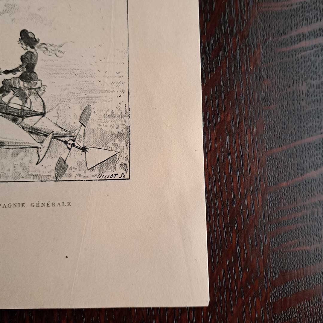 Albert Robida, "The General Company's Airship 'Aeronef'" from "The 20th Century"