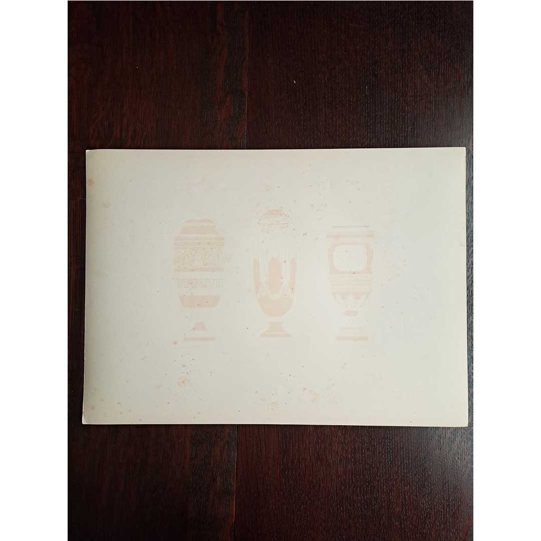 Sèvres soft porcelain "Vase presented to Tipu Sultan by Louis XVI" Plate No. 31