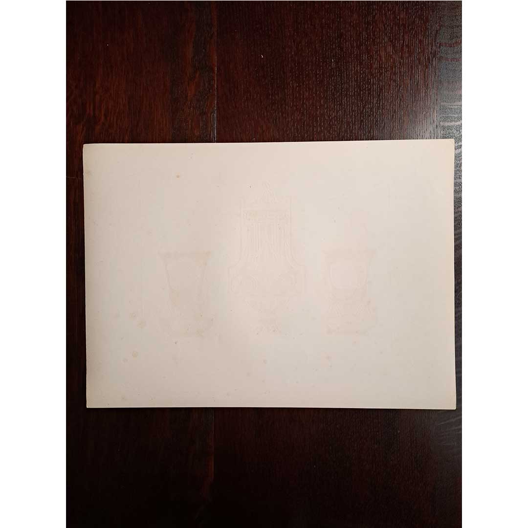 Sèvres soft porcelain "Vase" plate No. 39