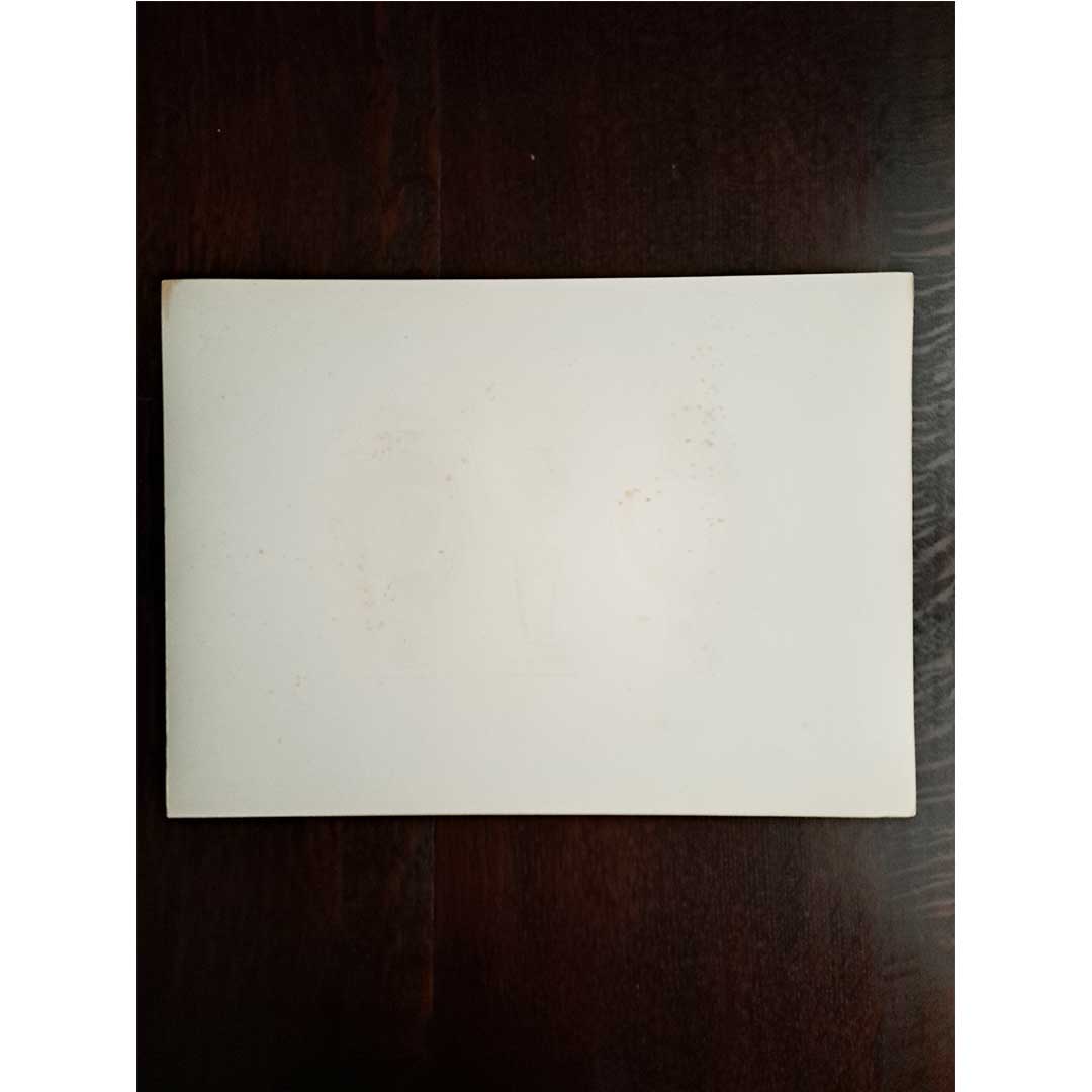 Sèvres soft porcelain "Vase" plate No. 44